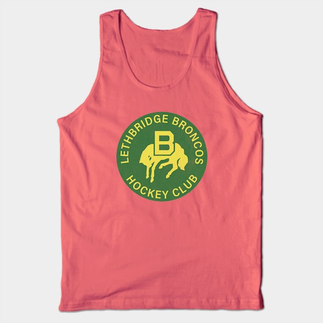 Defunct - Lethbridge Broncos Hockey Tank Top by LocalZonly